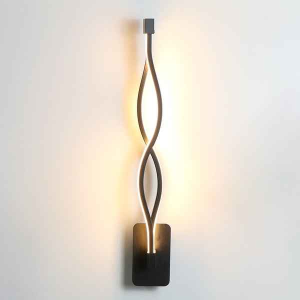 LED Aluminum Wave Wall Light