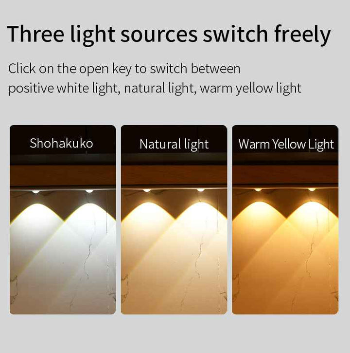 2 PCS Motion Sensor Kitchen Night Light