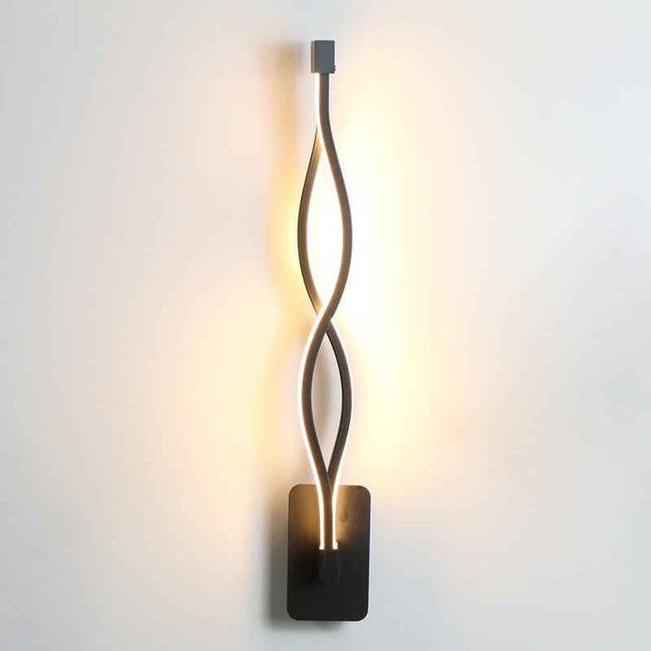 LED Aluminum Wave Wall Light
