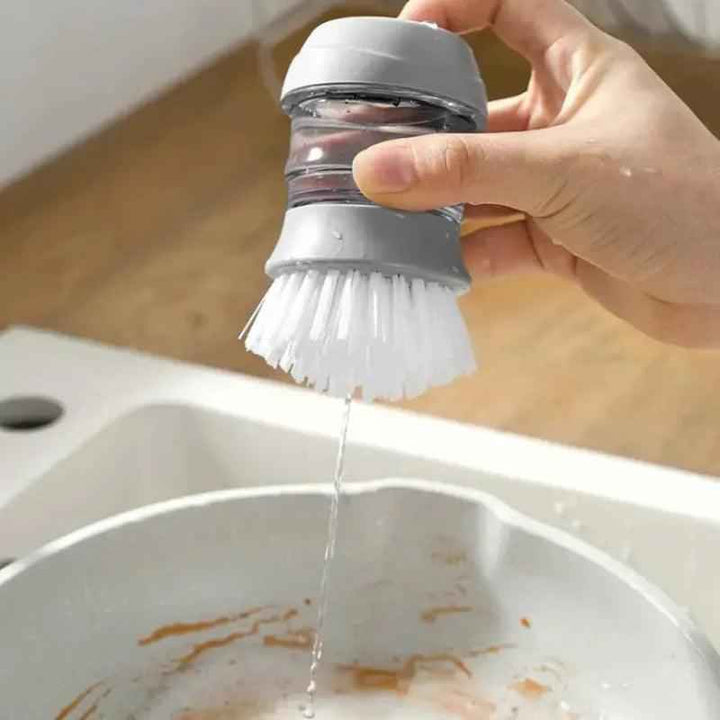 Automatic Liquid Dispenser Kitchen Pot Washing Brush
