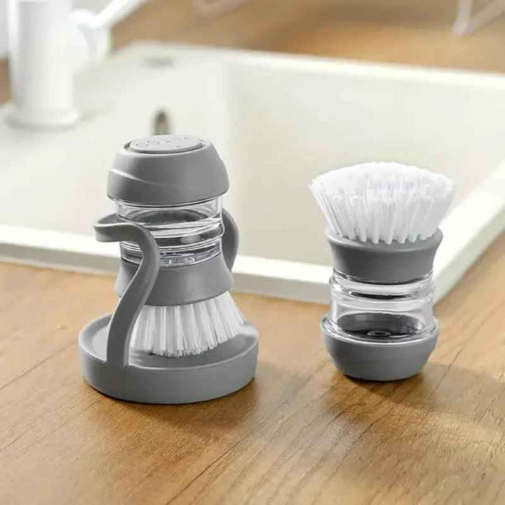 Automatic Liquid Dispenser Kitchen Pot Washing Brush